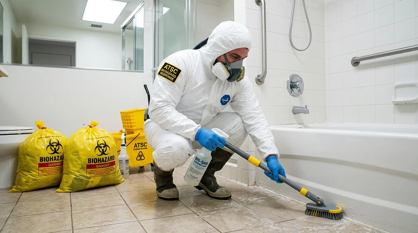 Decontamination equipment deployed for Blood Cleanup in Newburg